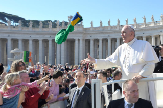 Papst Franziskus Generalaudienz